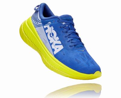 Hoka One One Carbon X - Sapatilhas De Estrada Homem - Azuis/Rosa, BW26937